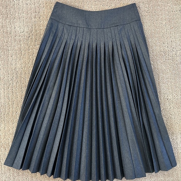 Celine pleated wool skirt Sz.34